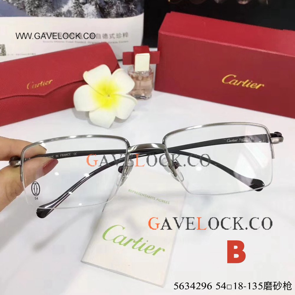 Buy Replica Vintage Cartier Glasses Frosted Gold Frame